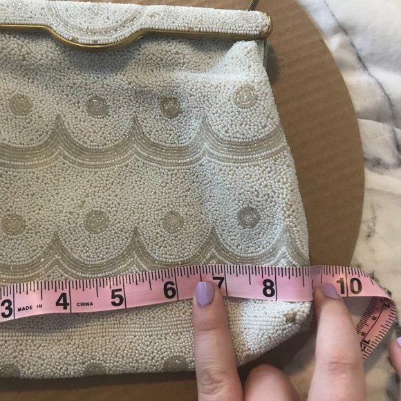 Vintage Michel Swiss Beaded Evening Bag Clutch - Picture 11 of 12